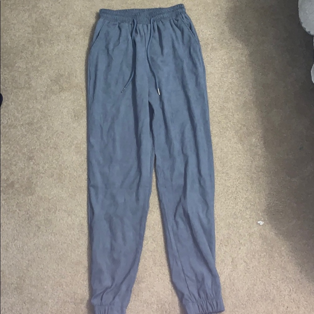 Womens blue/grey sweatpants joggers